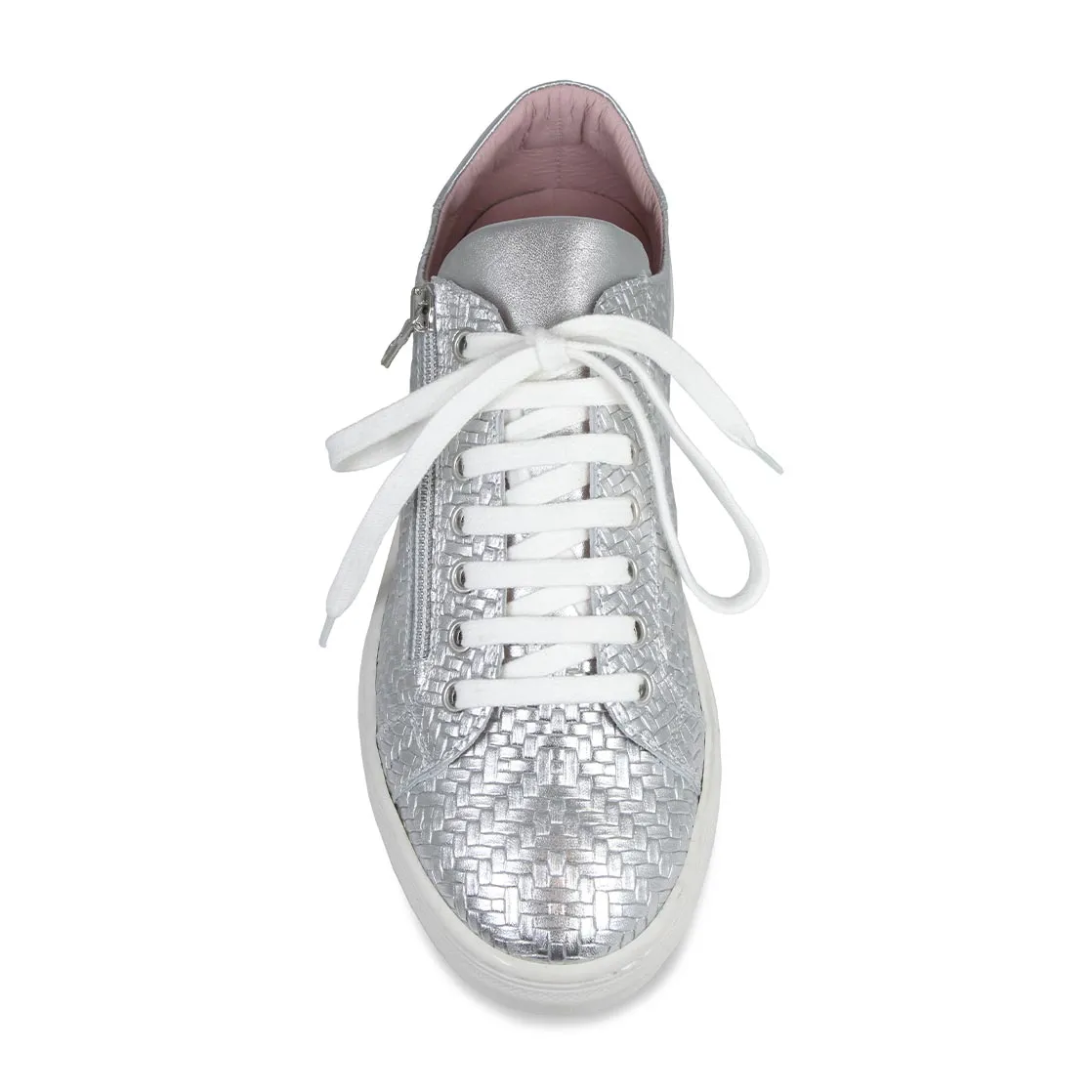 Sprint: Silver Weave Leather sold by Sole Bliss product image thumbnail 2