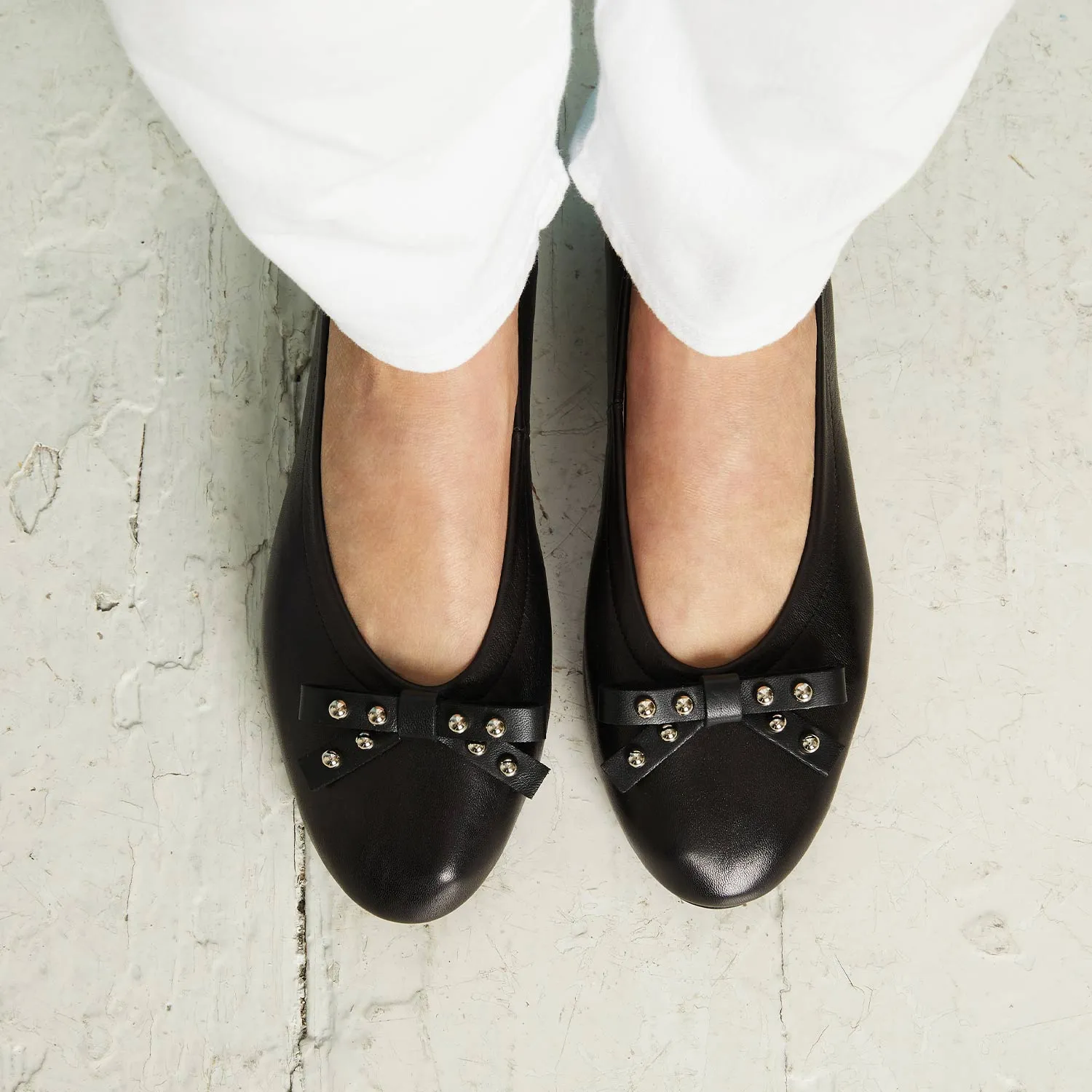 Luna-Bow: Black Leather sold by Sole Bliss product image thumbnail 5