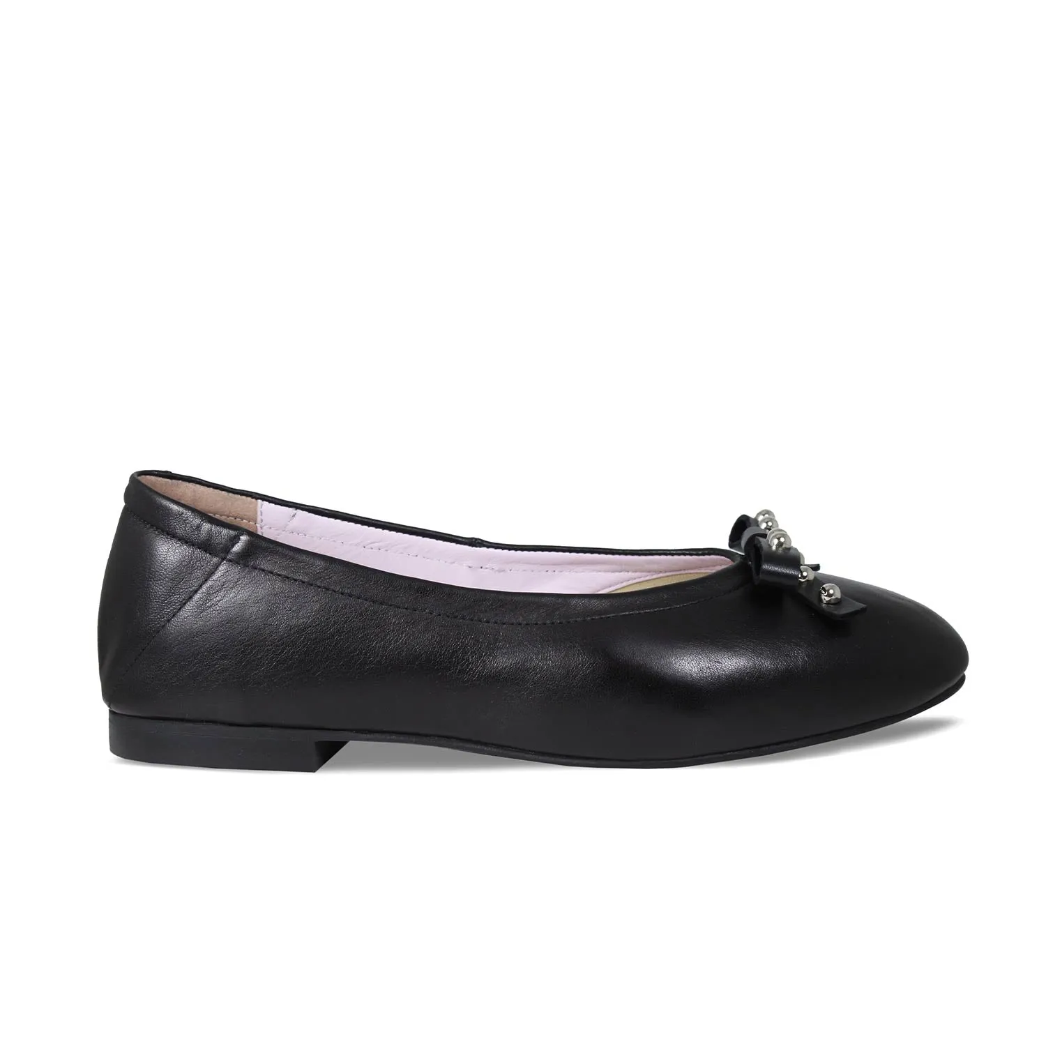 Luna-Bow: Black Leather sold by Sole Bliss