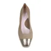 Valencia: Taupe Suede & Snake sold by Sole Bliss