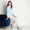Orla: Denim Patent Leather sold by Sole Bliss