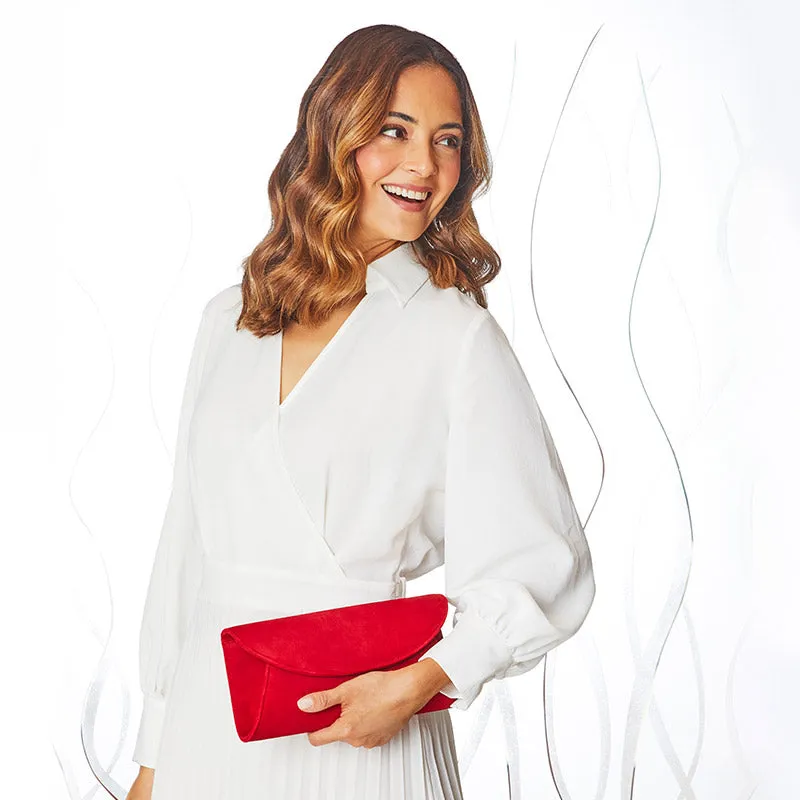 Jenna: Red Suede sold by Sole Bliss product image thumbnail 2