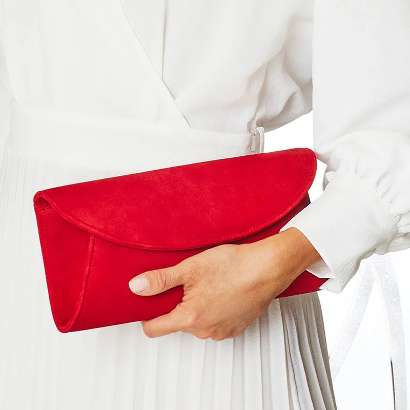 Jenna: Red Suede sold by Sole Bliss product image thumbnail 3