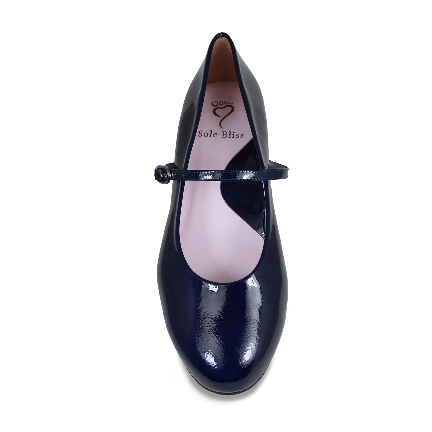 London: Navy Patent Leather sold by Sole Bliss product image thumbnail 3