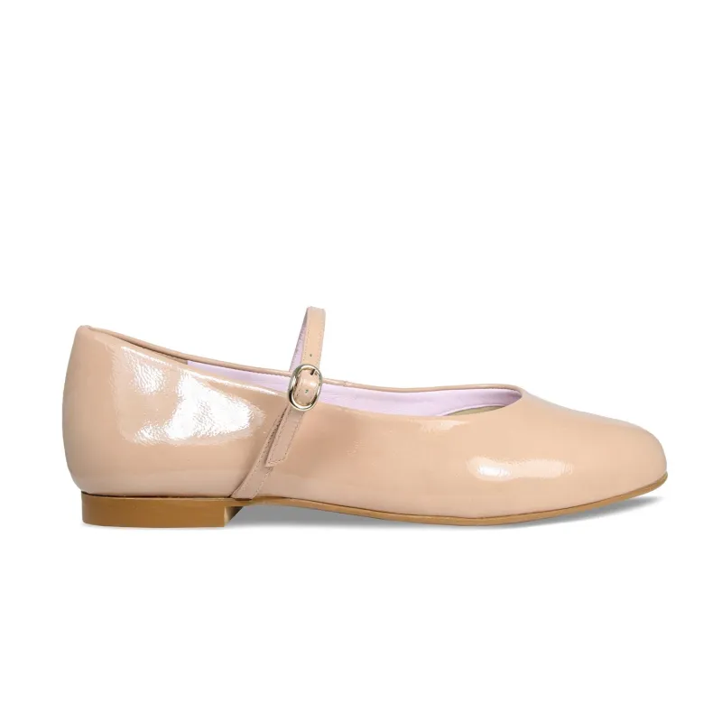 London: Blush Patent Leather sold by Sole Bliss