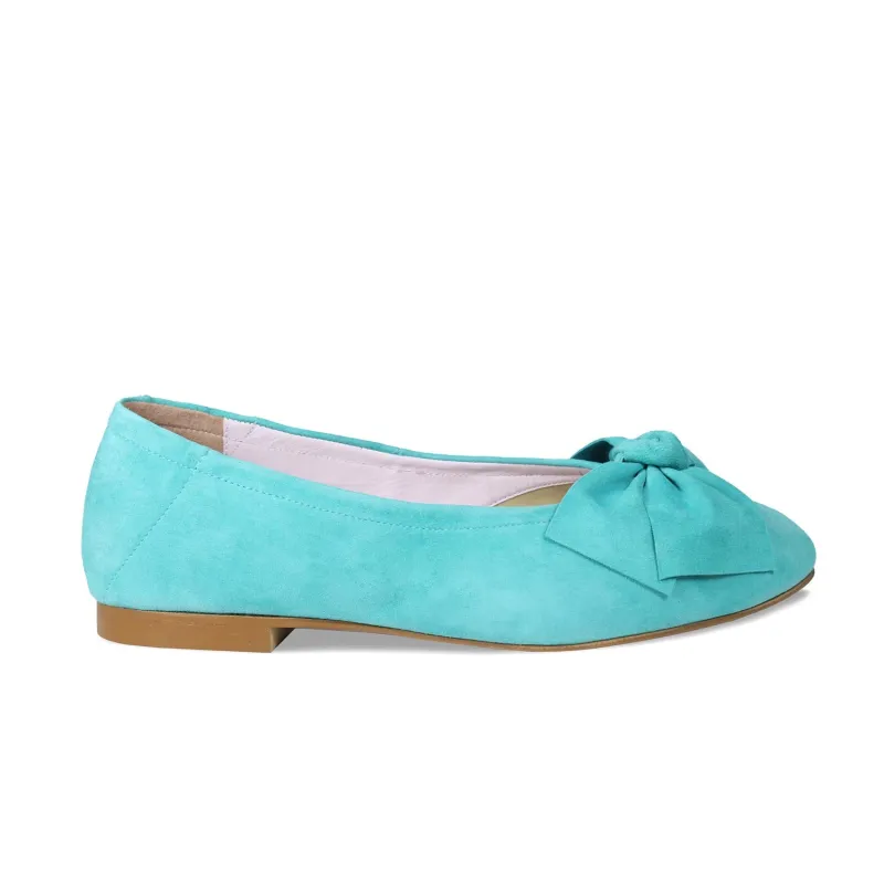 Lola: Turquoise Suede sold by Sole Bliss