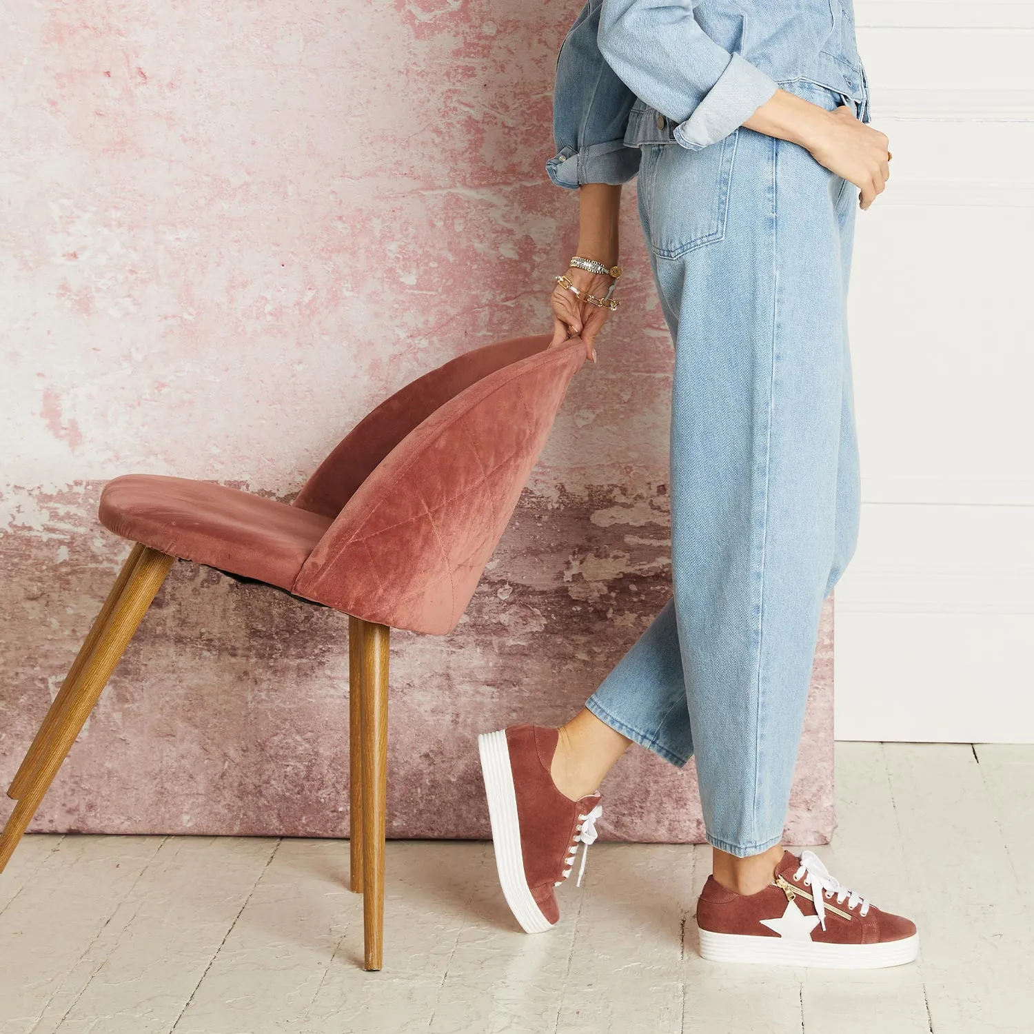 Star: Rose Suede sold by Sole Bliss product image thumbnail 2