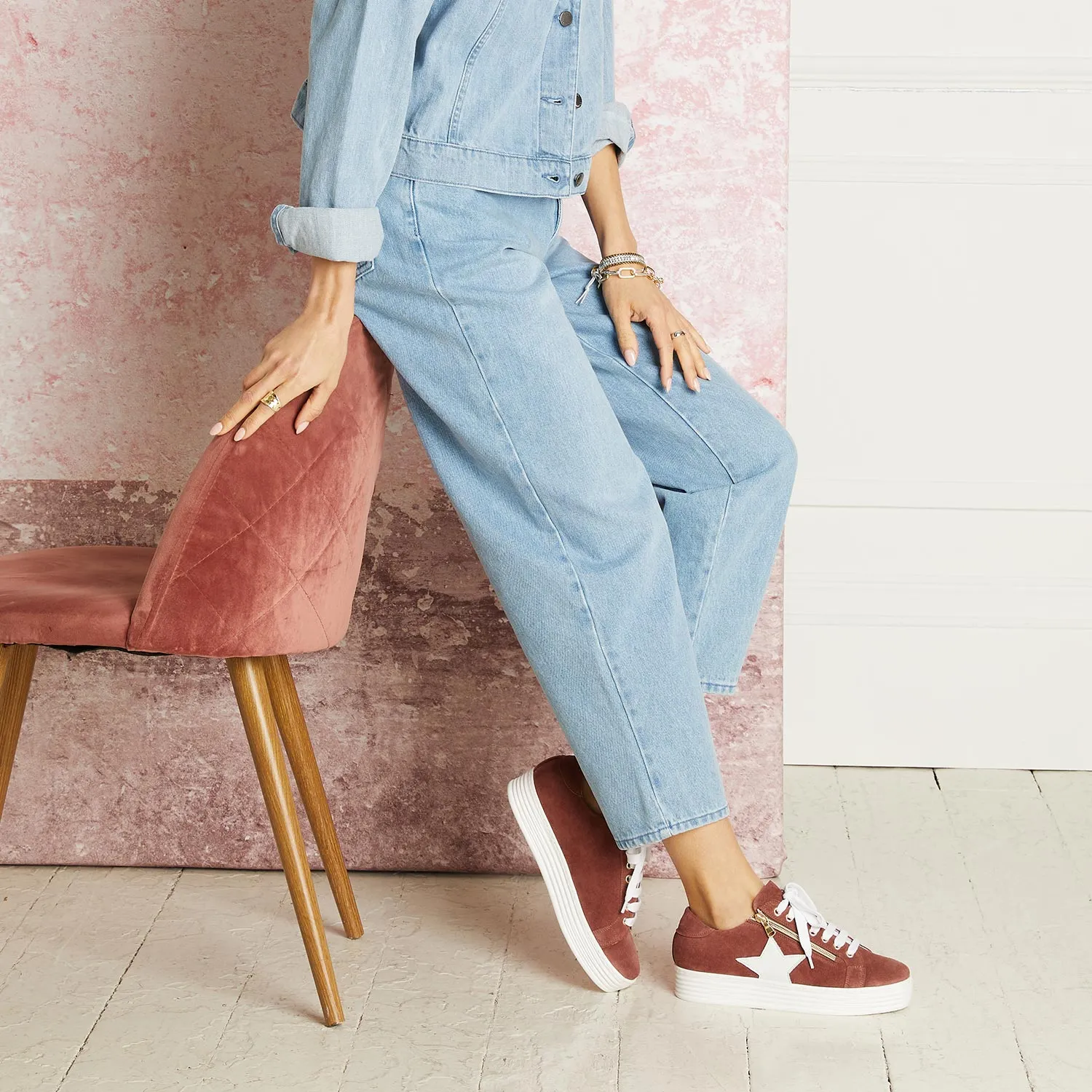 Star: Rose Suede sold by Sole Bliss product image thumbnail 5