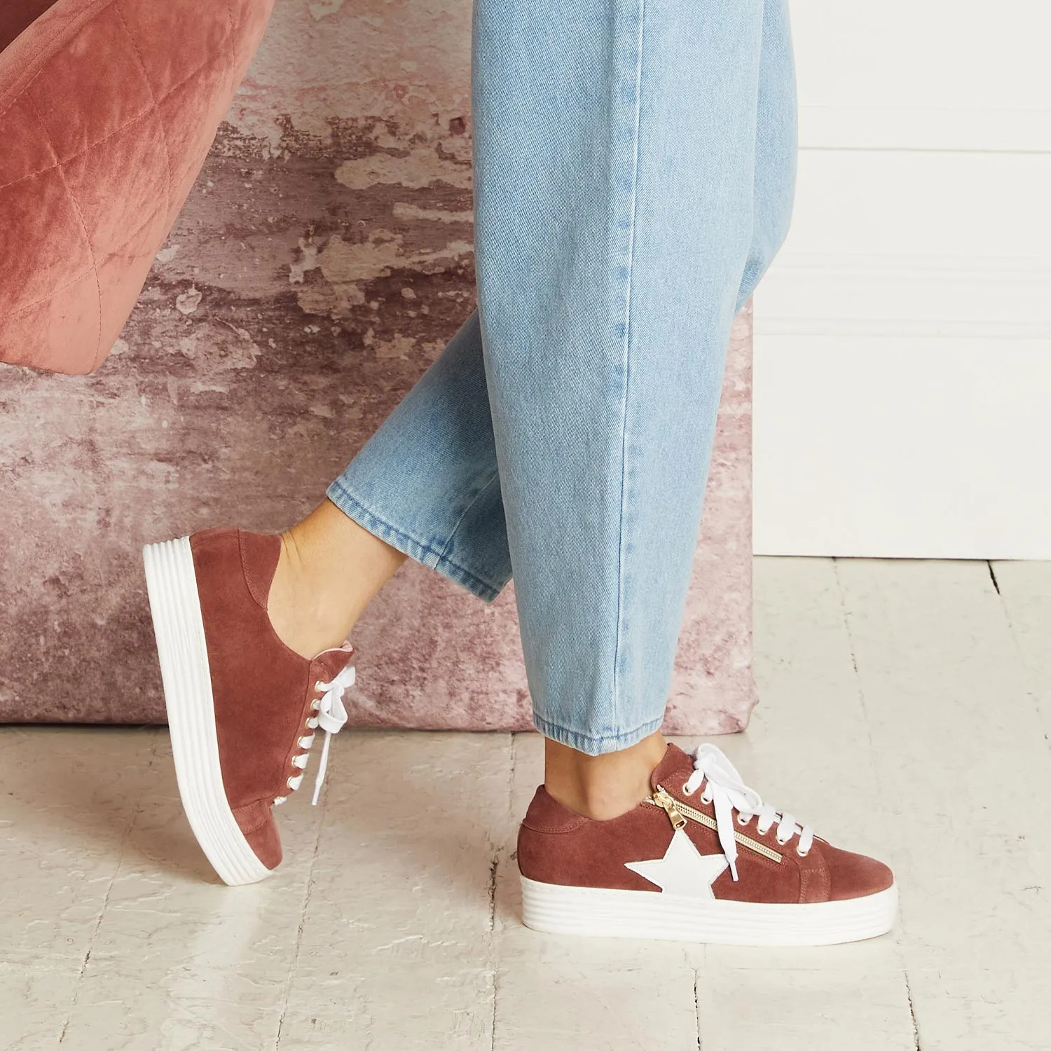 Star: Rose Suede sold by Sole Bliss product image thumbnail 3