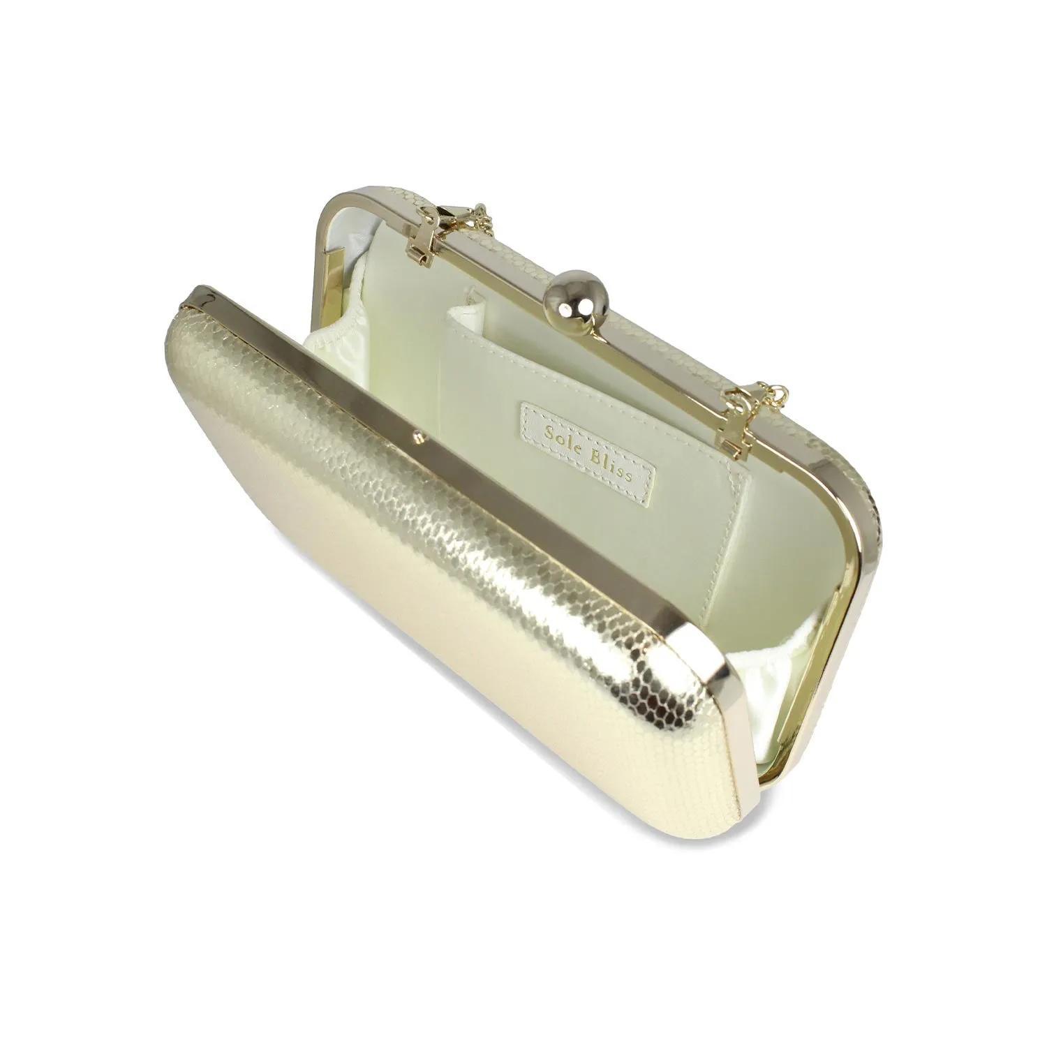 Jewel: Gold Snake Print Leather sold by Sole Bliss product image thumbnail 3