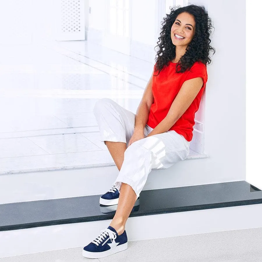 Star: Navy Suede sold by Sole Bliss product image thumbnail 2