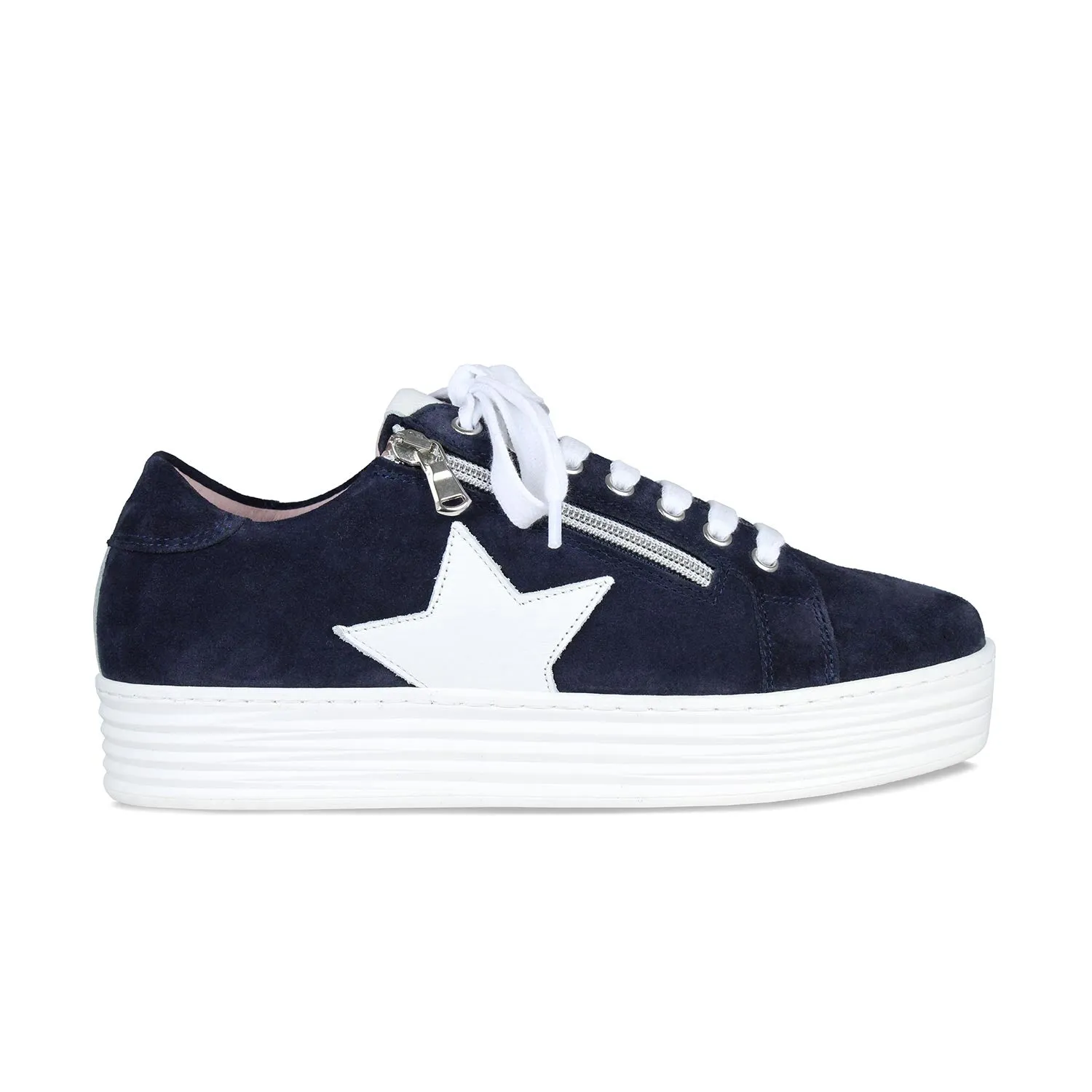 Star: Navy Suede sold by Sole Bliss