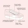 Dandy: White Leather & Pale Pink Suede sold by Sole Bliss