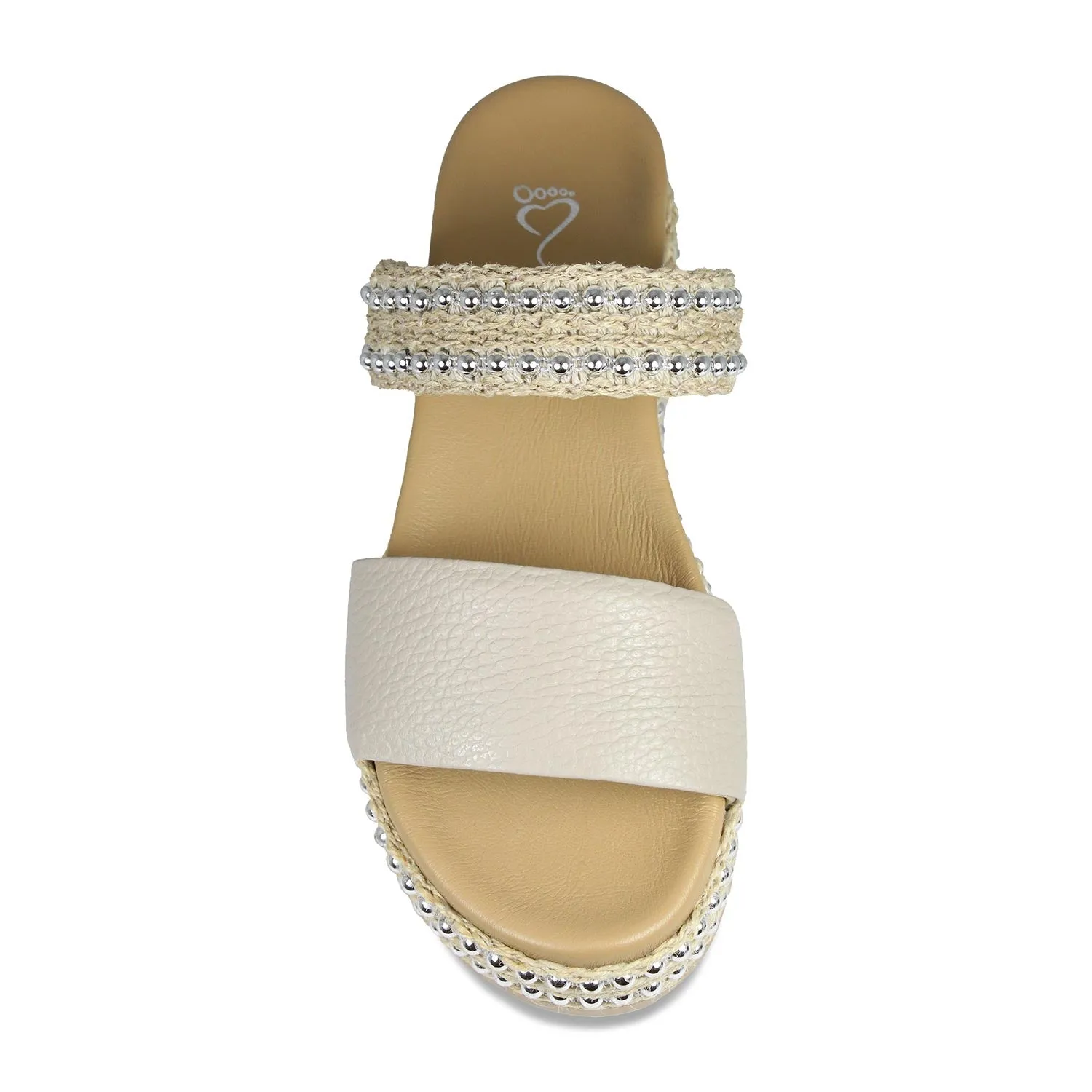 Brooke: Pale Taupe Leather sold by Sole Bliss product image thumbnail 3