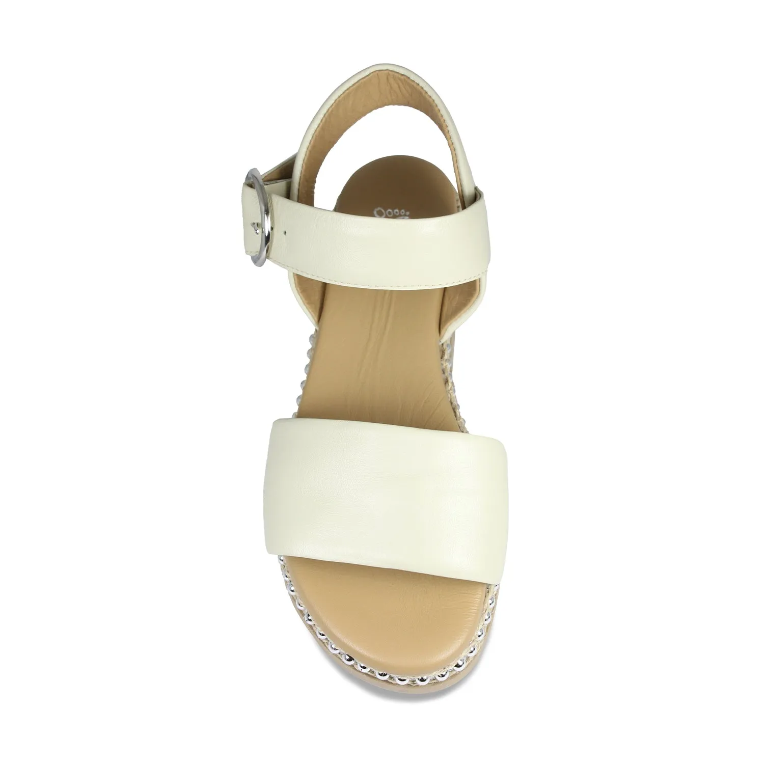 Walker: Cream Leather sold by Sole Bliss product image thumbnail 3