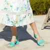 Sadie: Turquoise Suede sold by Sole Bliss