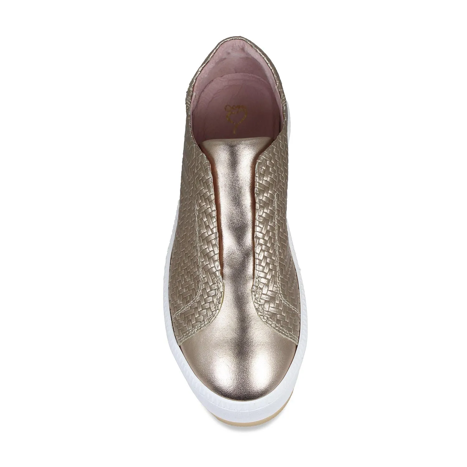 Drama: Metallic Weave Leather sold by Sole Bliss product image thumbnail 2
