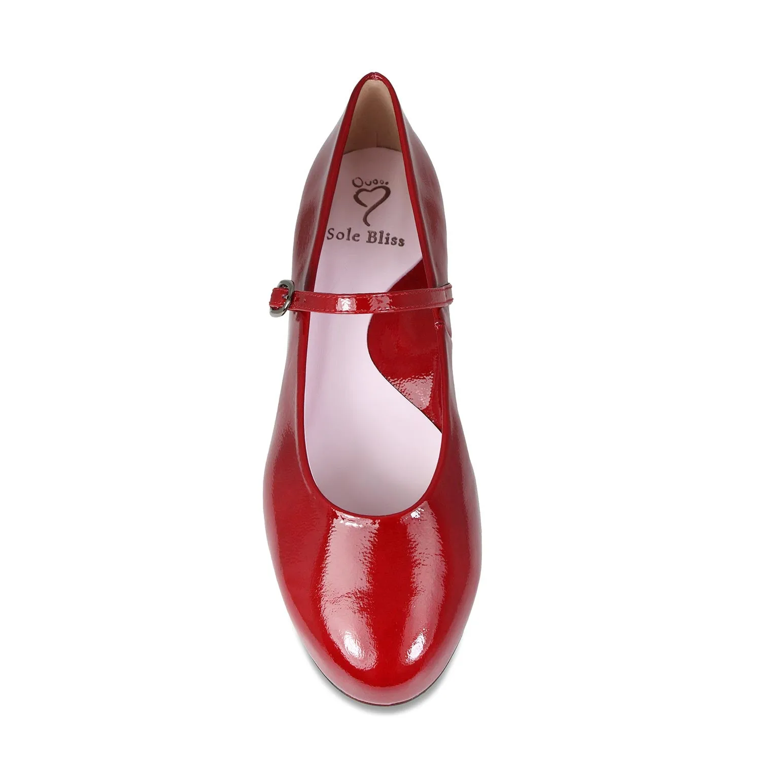 London: Deep Red Patent sold by Sole Bliss product image thumbnail 2