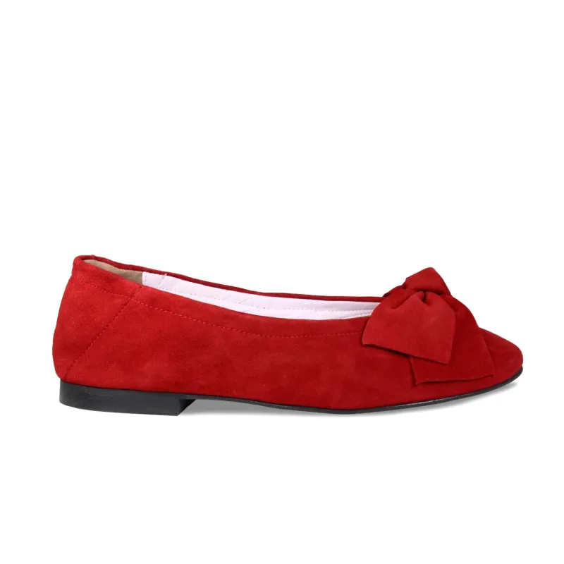 Lola: Red Suede sold by Sole Bliss