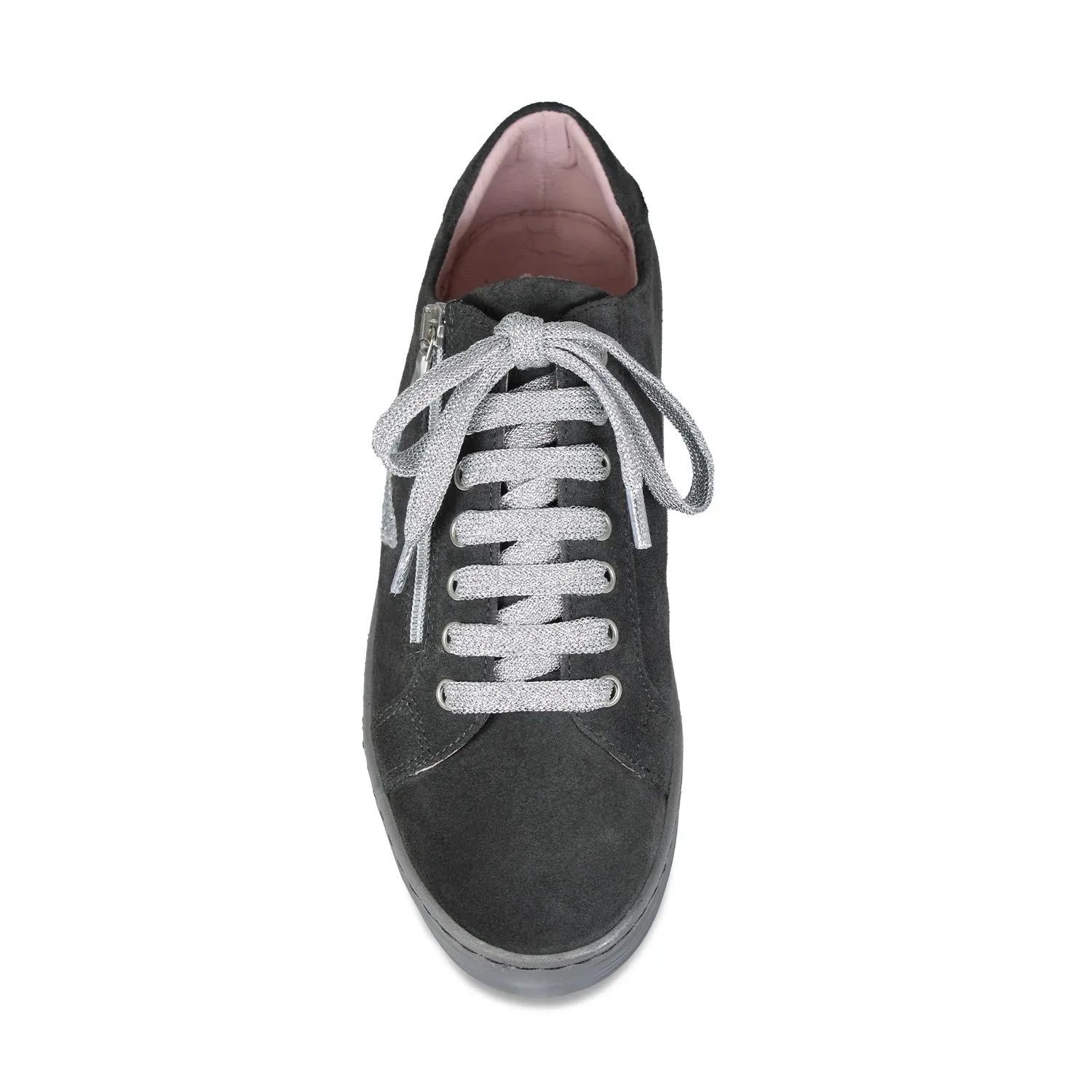 Star: Grey Suede & Glitz sold by Sole Bliss product image thumbnail 3