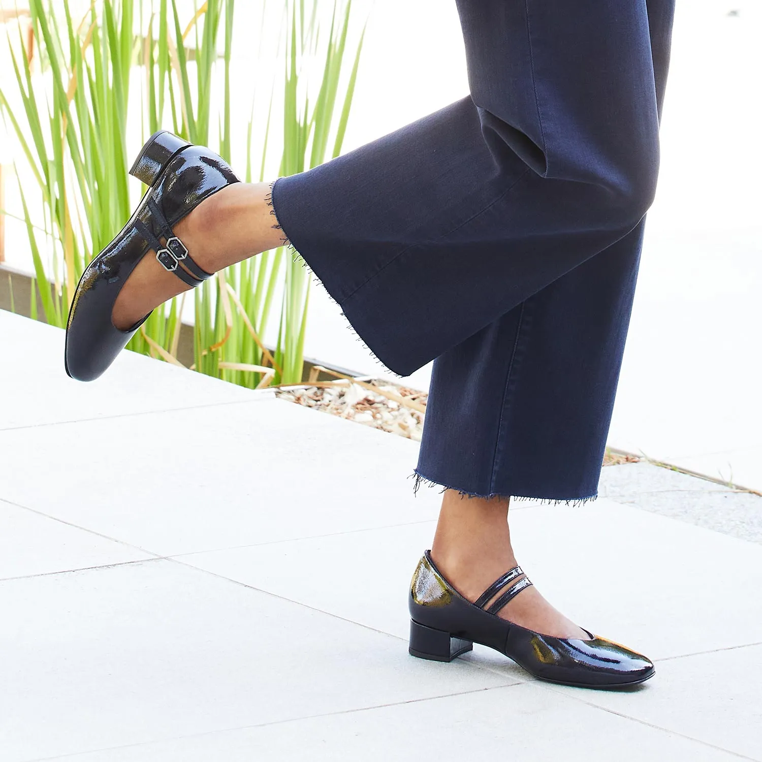 Orla: Midnight Navy Patent Leather sold by Sole Bliss product image thumbnail 2
