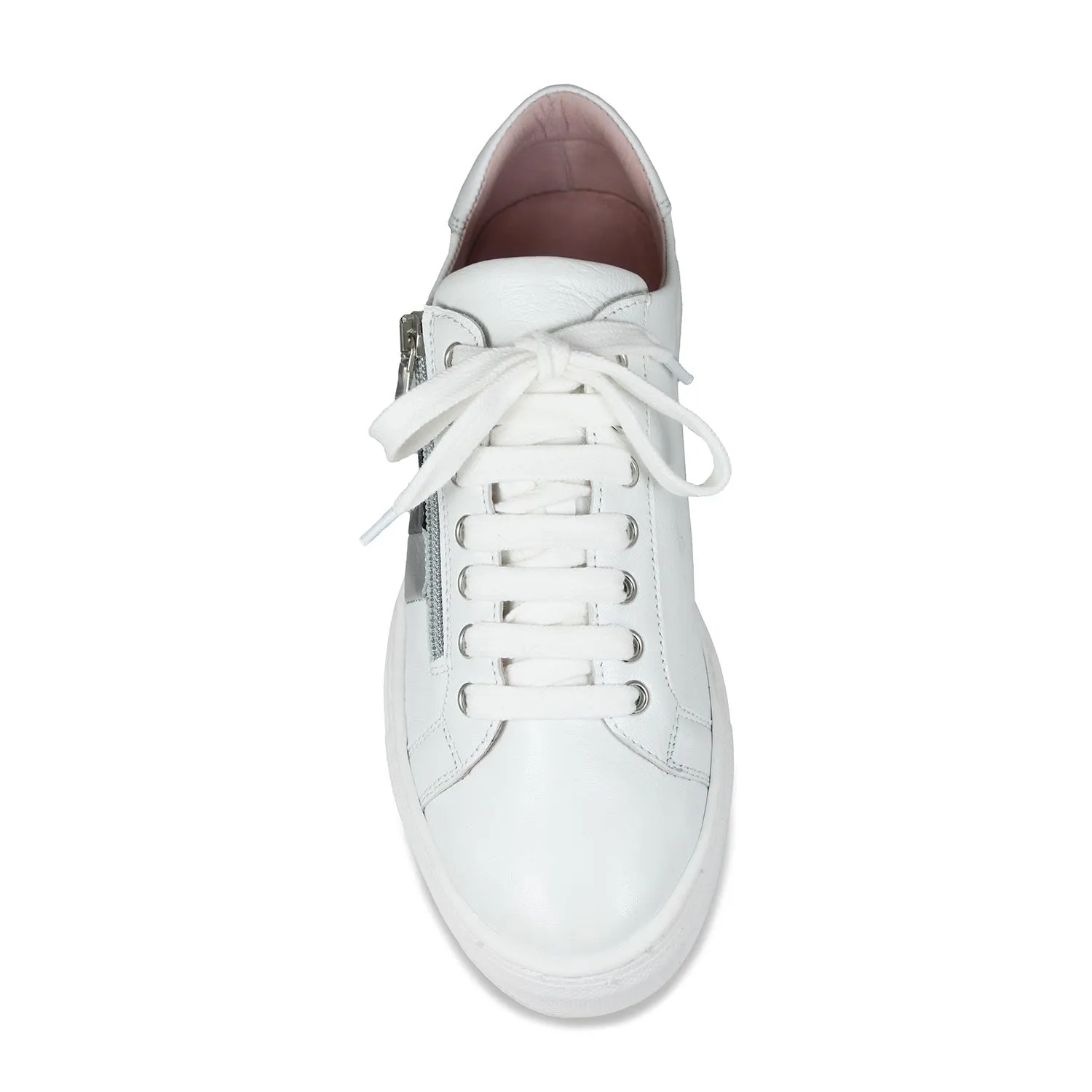 Sprint: White Leather & Metallic sold by Sole Bliss product image thumbnail 2