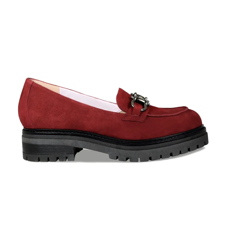 Tower: Cherry Suede sold by Sole Bliss