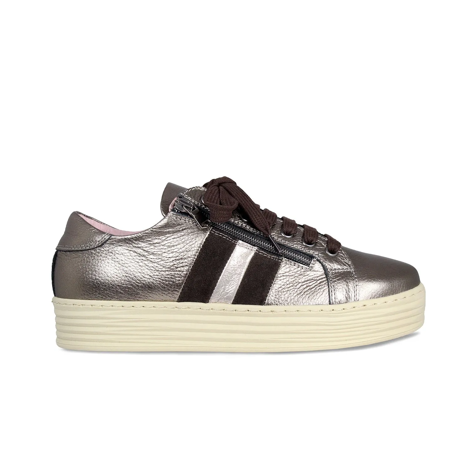 Hampton Stripe: Bronze Leather sold by Sole Bliss