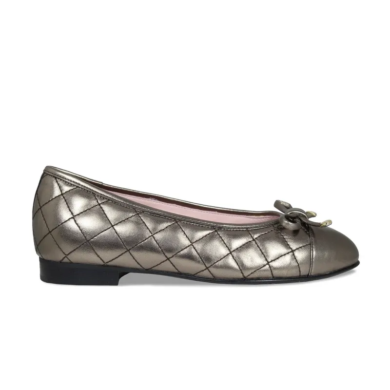 Royal: Bronze Quilted Leather sold by Sole Bliss