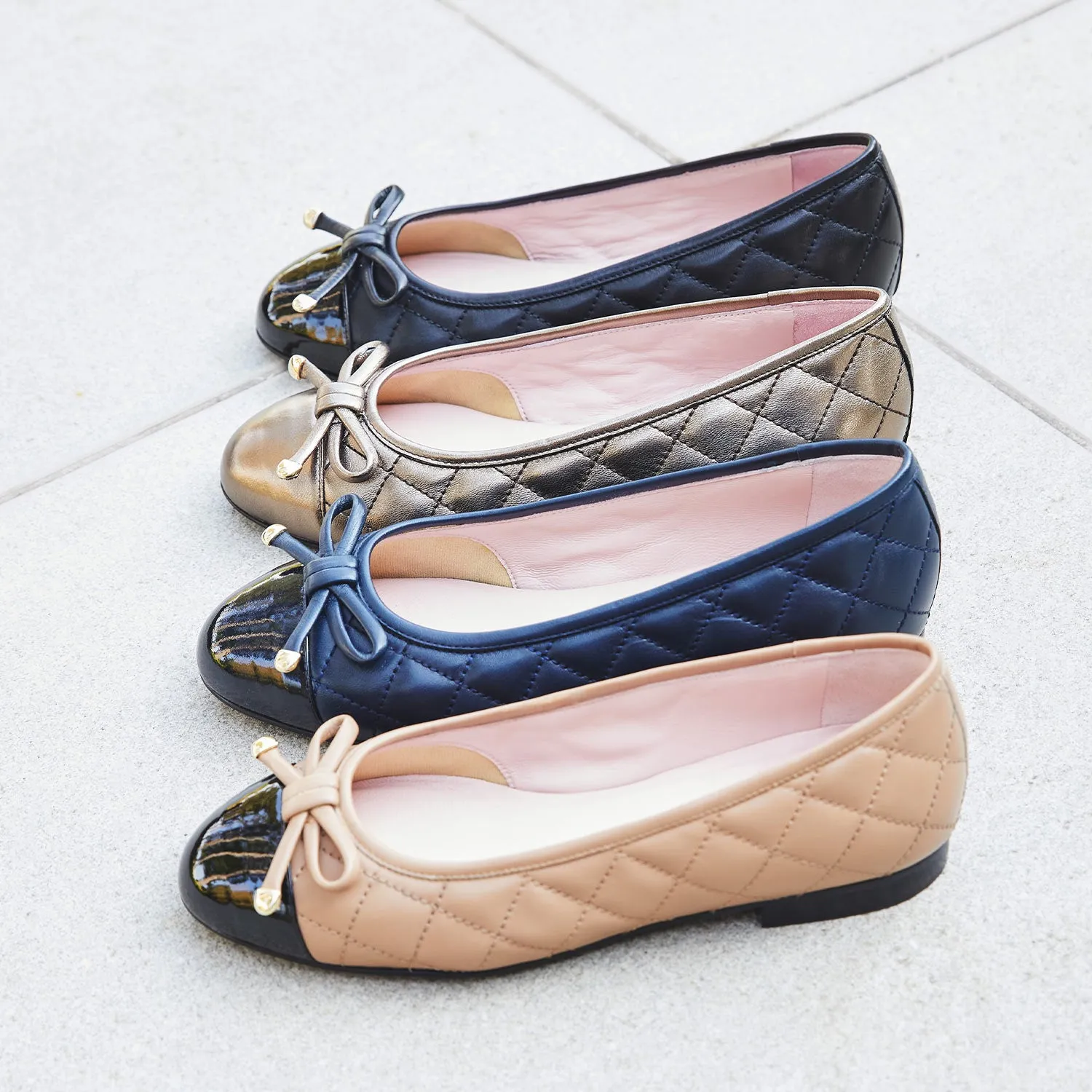 Royal: Camel Quilted Leather & Black Patent sold by Sole Bliss product image thumbnail 5