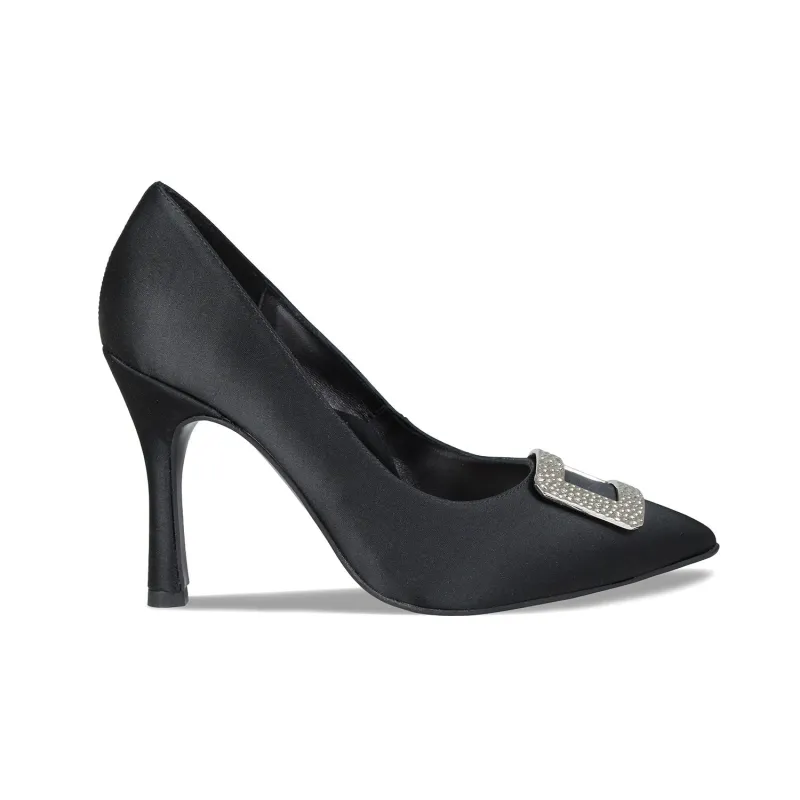 Prestige: Black Satin sold by Sole Bliss