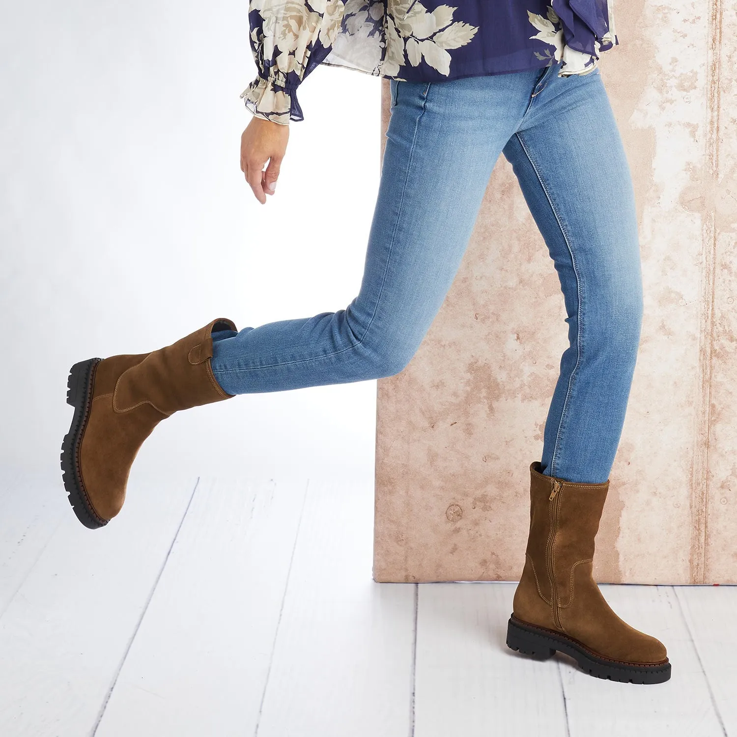 Stella: Tan Suede sold by Sole Bliss product image thumbnail 2