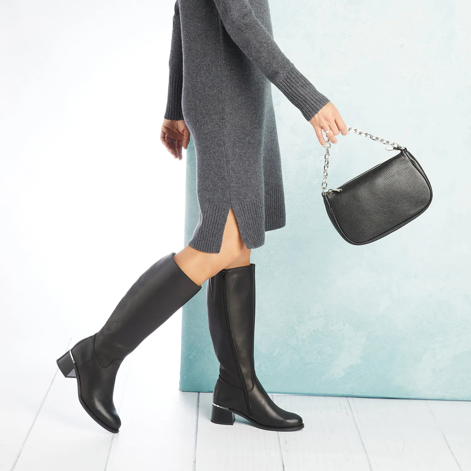 Zara: Black Leather sold by Sole Bliss product image thumbnail 2