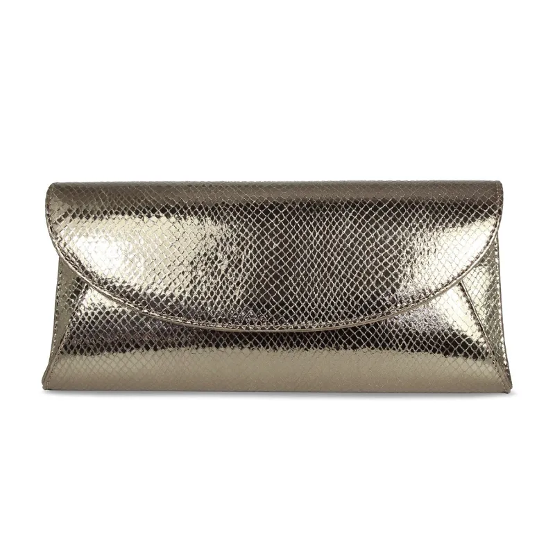 PRE ORDER - Jenna: Bronze Snake Print Leather sold by Sole Bliss