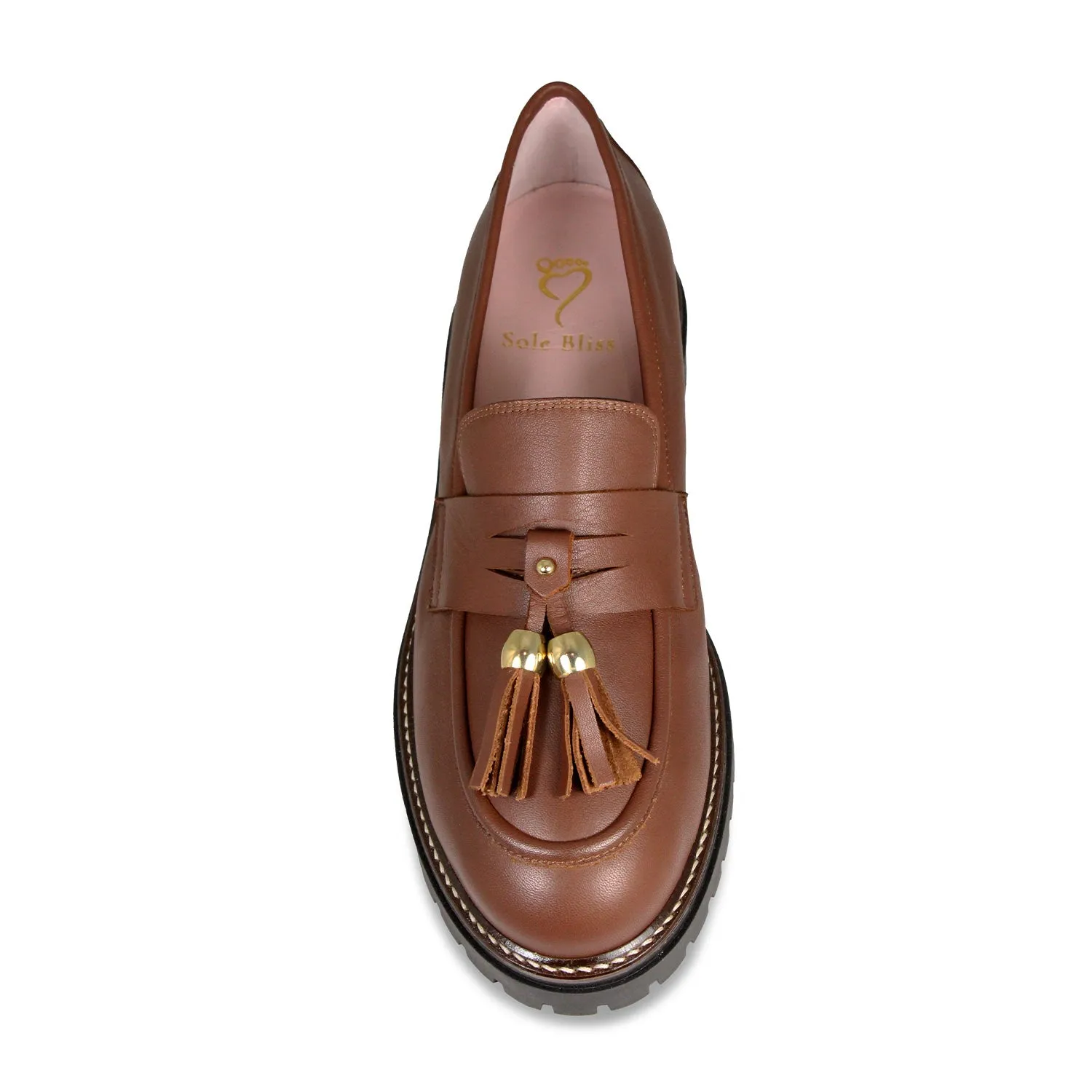 Fame: Tan Leather sold by Sole Bliss product image thumbnail 3