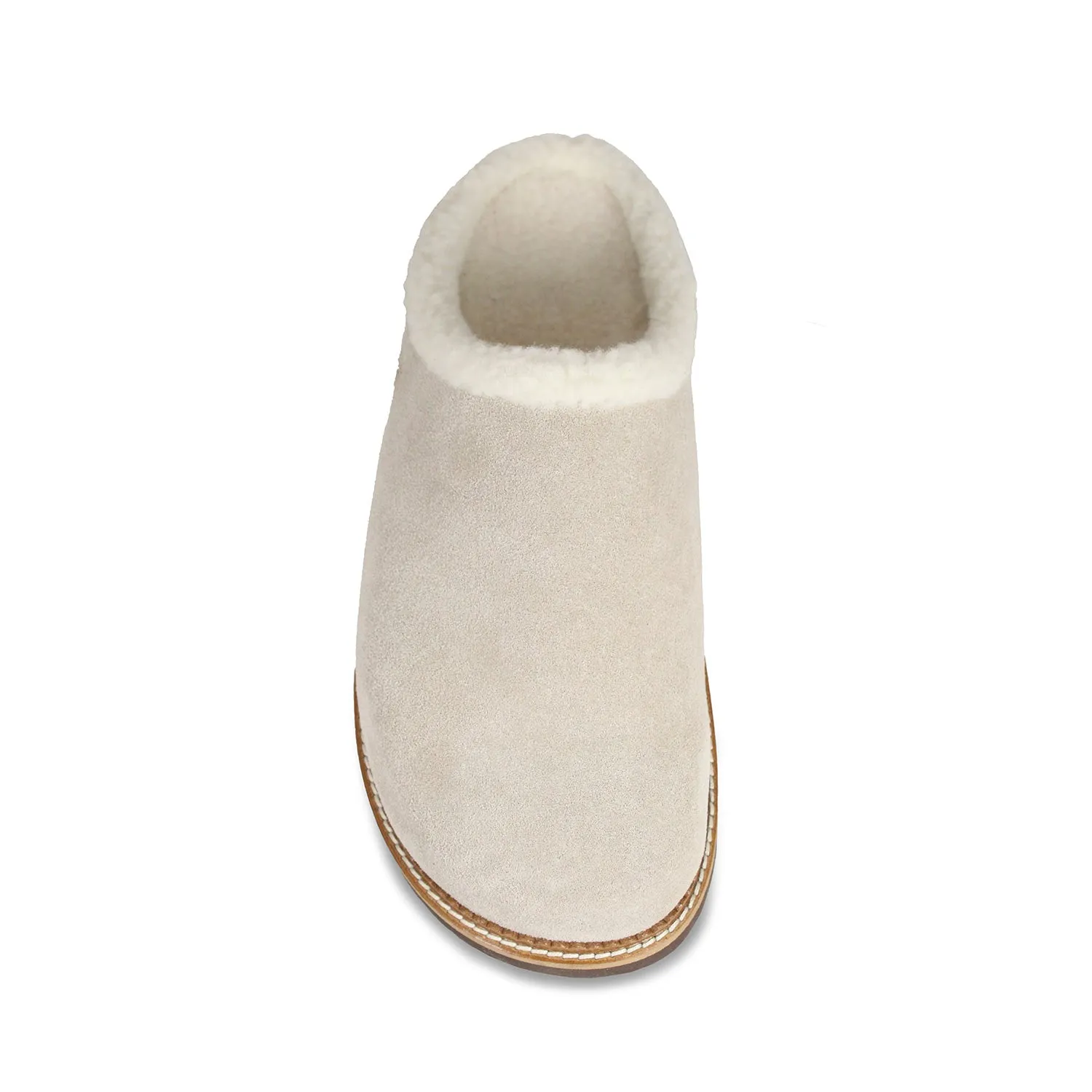 Snug: Cream Suede & Wool sold by Sole Bliss product image thumbnail 2