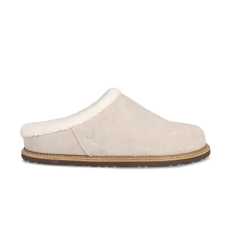 Snug: Cream Suede & Wool sold by Sole Bliss