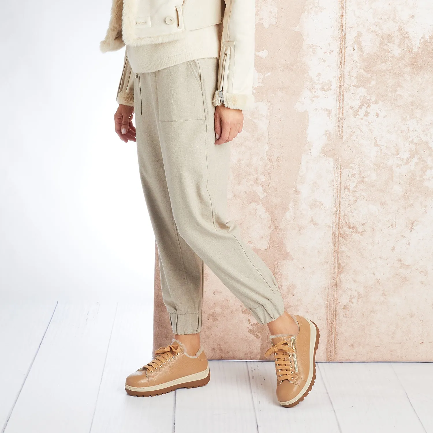 Summit: Caramel Leather & Shearling sold by Sole Bliss product image thumbnail 4