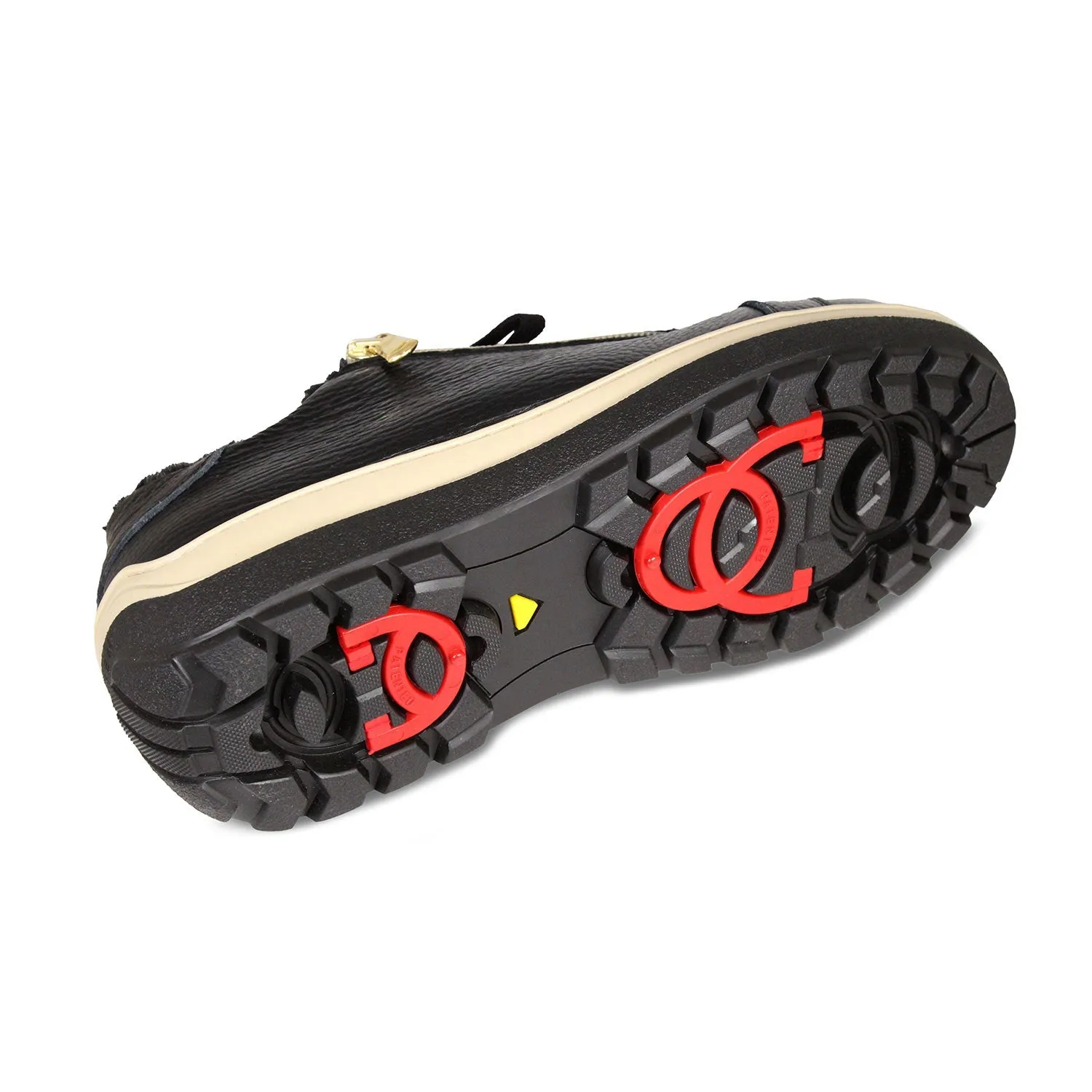 Summit: Black Leather & Shearling sold by Sole Bliss product image thumbnail 5