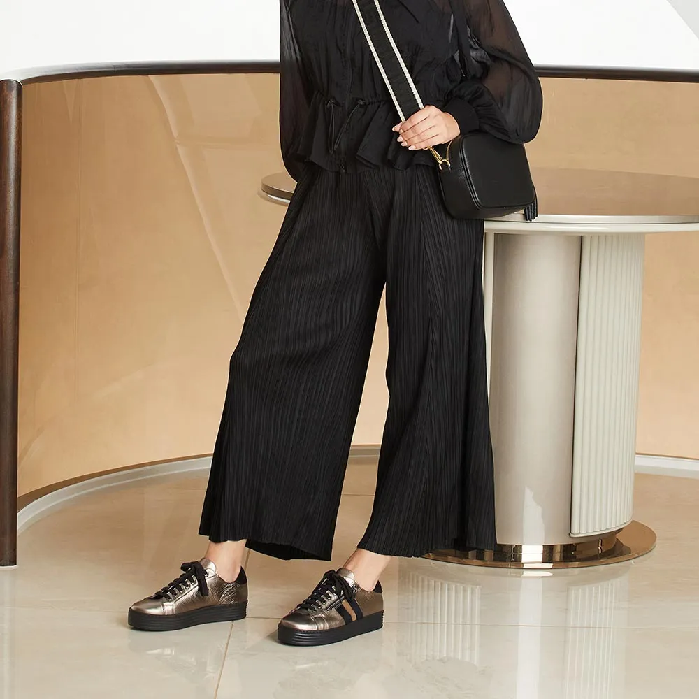 Harley Stripe: Bronze Leather & Luxe Pony sold by Sole Bliss product image thumbnail 2