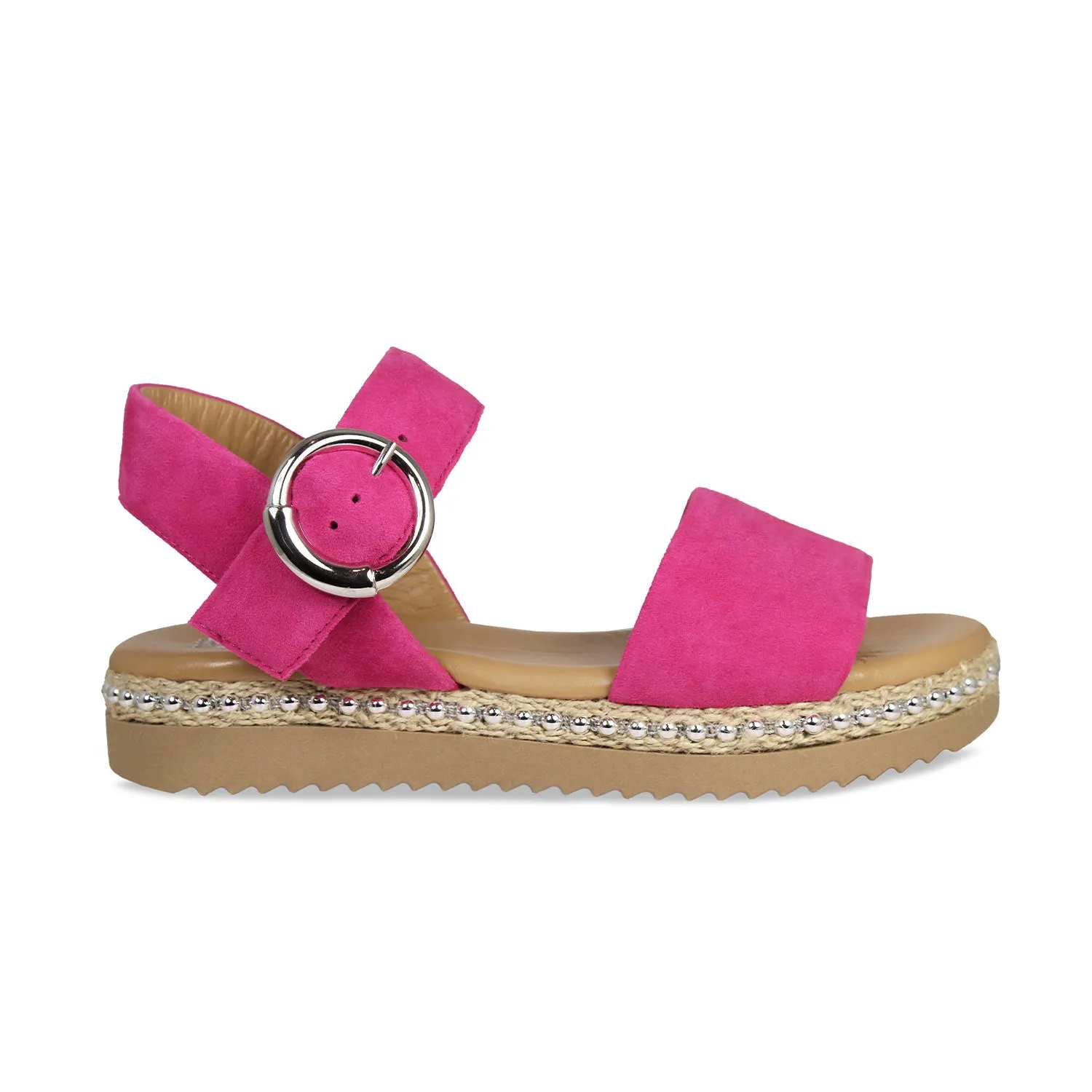 Walker: Fuchsia Suede sold by Sole Bliss