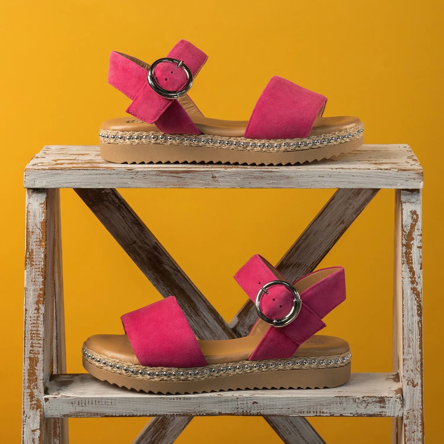 Walker: Fuchsia Suede sold by Sole Bliss product image thumbnail 2