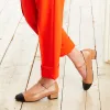 Nancy: Camel & Black Leather sold by Sole Bliss