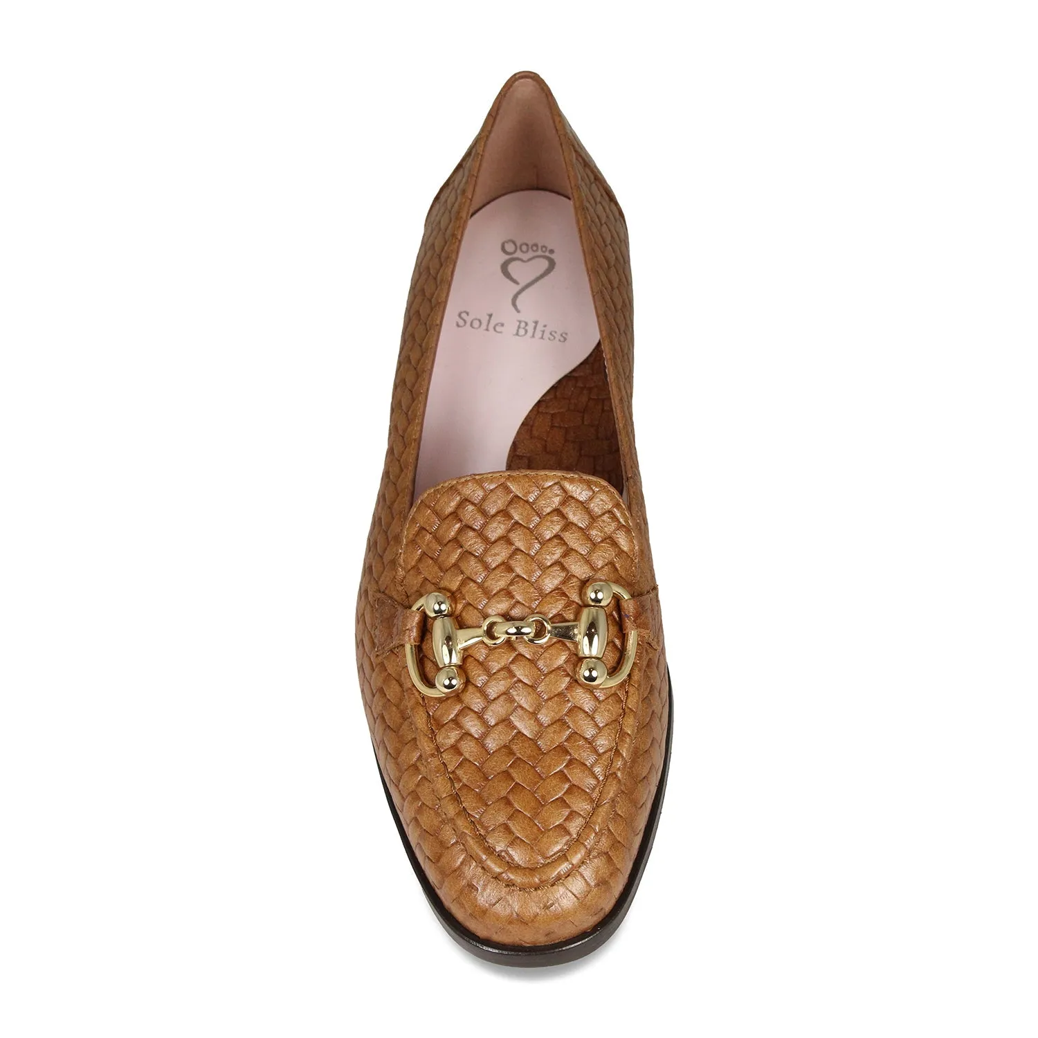 Triumph: Tan Weave Leather sold by Sole Bliss product image thumbnail 3