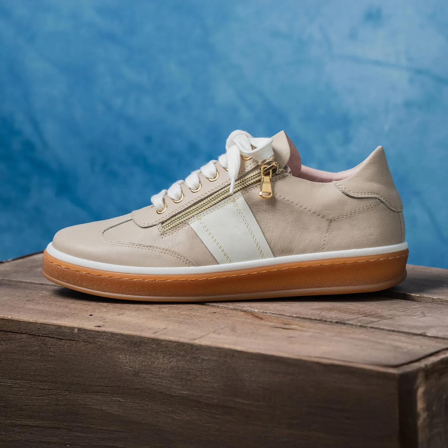 Uptown: Pale Taupe Leather sold by Sole Bliss product image thumbnail 2