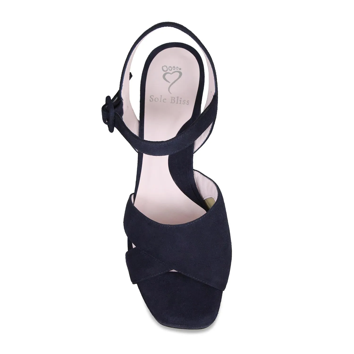 Ronnie: Navy Suede sold by Sole Bliss product image thumbnail 3