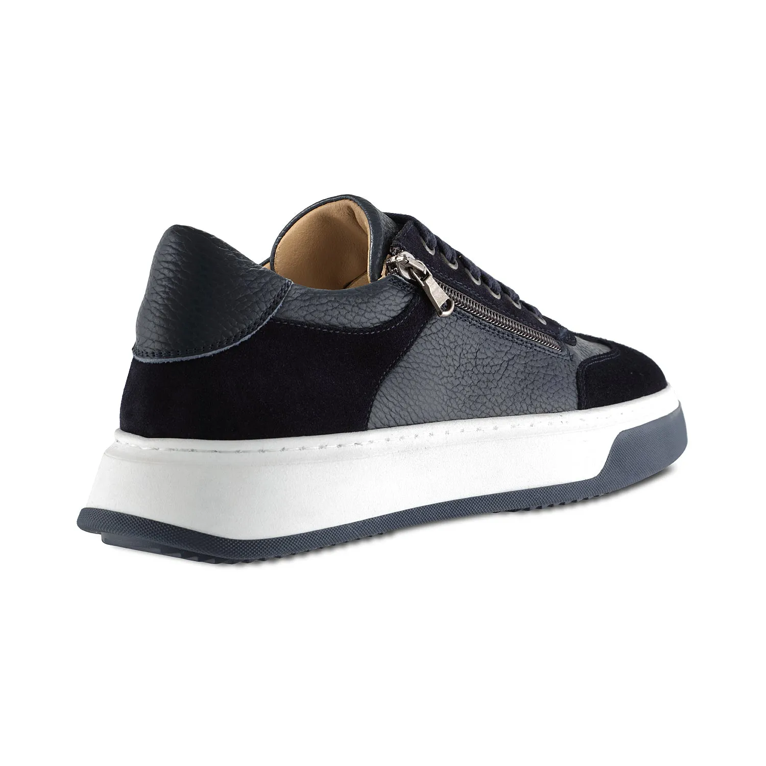 MEN'S Samson: Navy Leather & Suede sold by Sole Bliss product image thumbnail 3