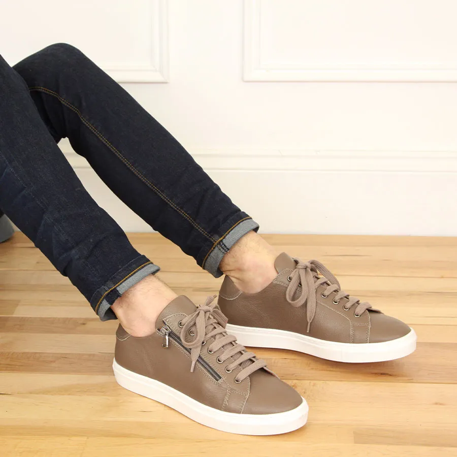 MEN'S Stride: Taupe Leather sold by Sole Bliss product image thumbnail 3