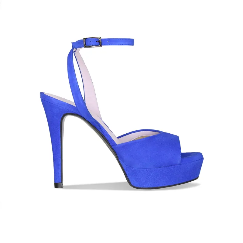 Riviera: Royal Blue Suede made by Sole Bliss