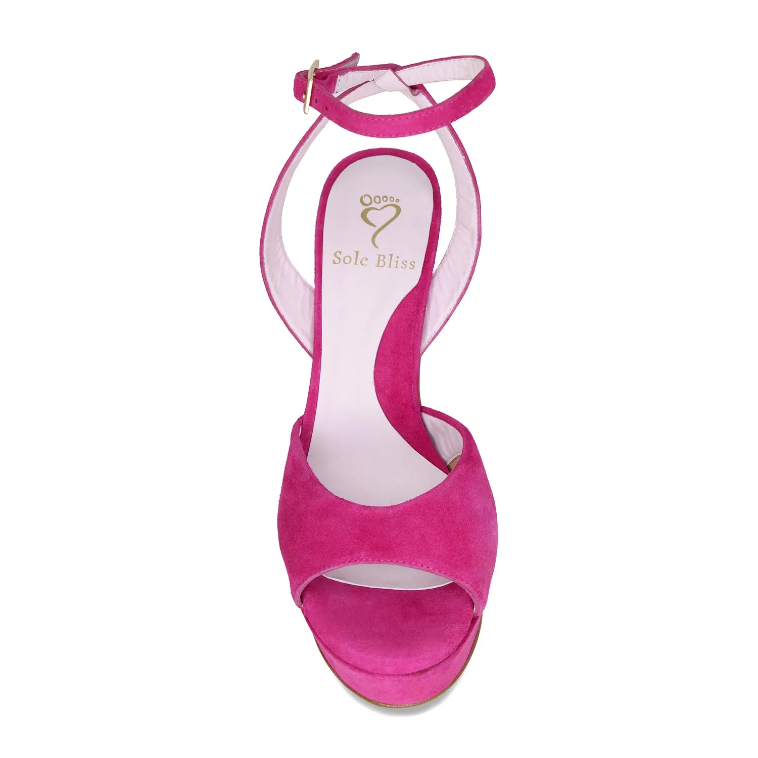 Riviera: Hot Pink Suede sold by Sole Bliss product image thumbnail 2